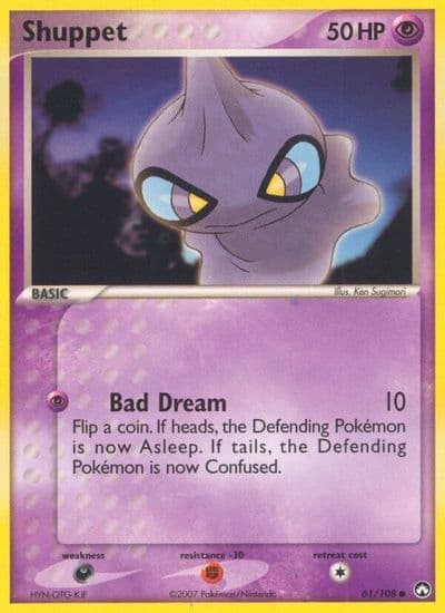 Shuppet Power Keepers Pokemon card