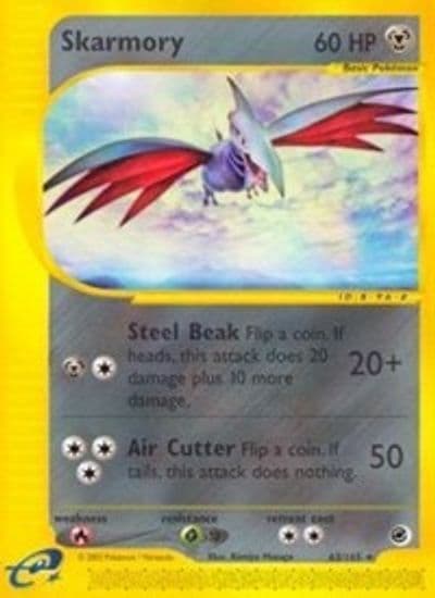 Skarmory (63) Expedition Pokemon card