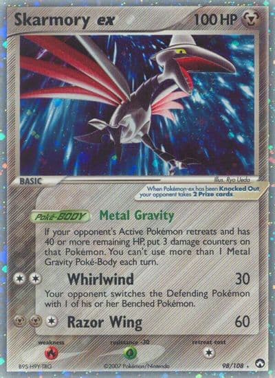 Skarmory ex Power Keepers Pokemon card