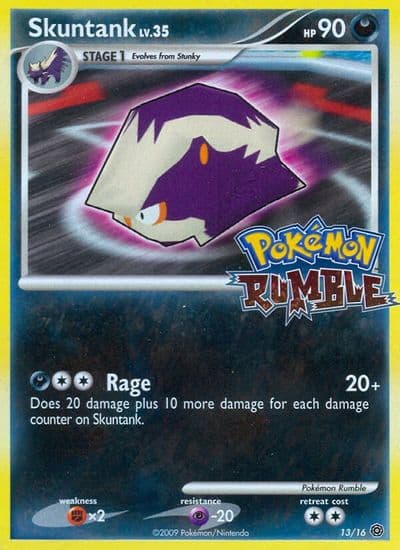 Skuntank Rumble Pokemon card