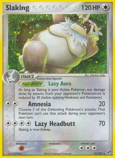 Slaking Deoxys Pokemon card