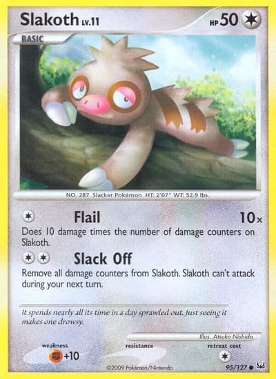 Slakoth Platinum Pokemon card