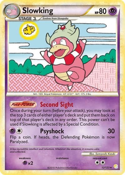 Slowking HeartGold SoulSilver Pokemon card