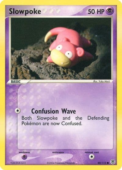 Slowpoke FireRed & LeafGreen Pokemon card