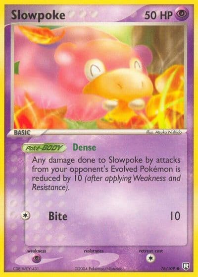 Slowpoke Team Rocket Returns Pokemon card