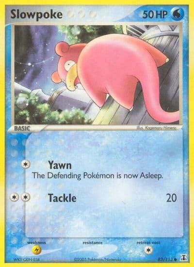 Slowpoke Delta Species Pokemon card