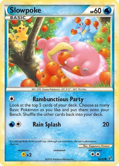 Slowpoke Undaunted Pokemon card