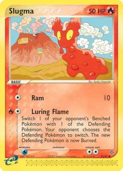 Slugma Dragon Pokemon card