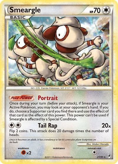 Smeargle Call of Legends Pokemon card