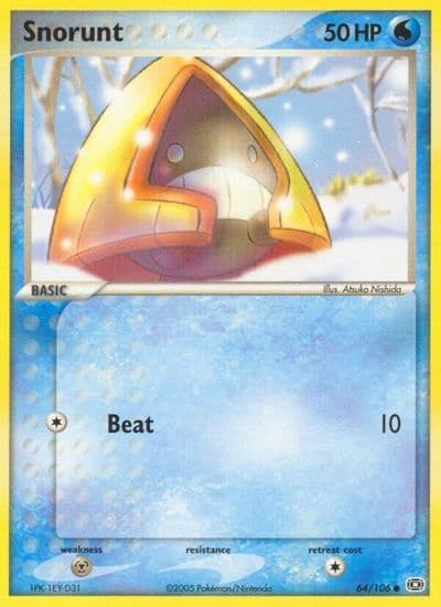 Snorunt Emerald Pokemon card