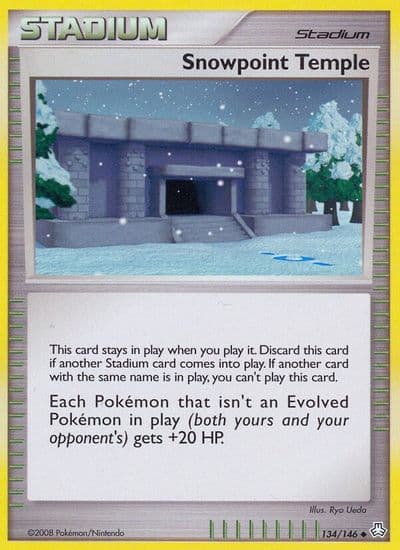 Snowpoint Temple Legends Awakened Pokemon card