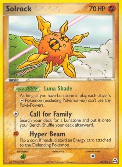 Solrock Legend Maker Pokemon card