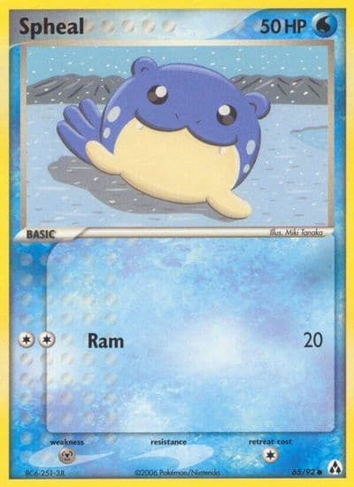 Spheal Legend Maker Pokemon card