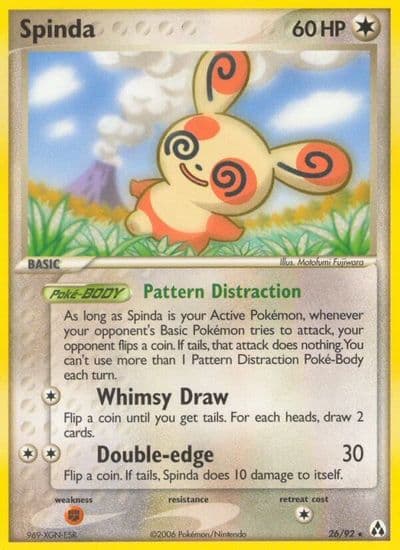 Spinda Legend Maker Pokemon card