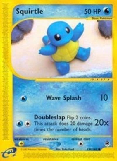 Squirtle (131) Expedition Pokemon card