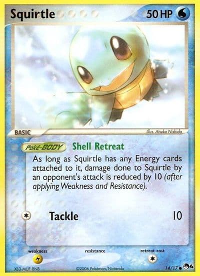 Squirtle POP Series 4 Pokemon card
