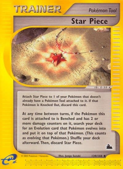 Star Piece Skyridge Pokemon card