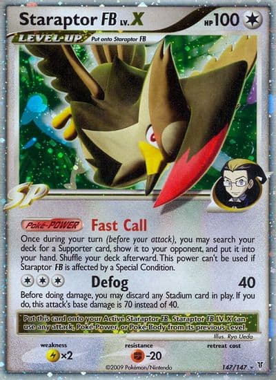 Staraptor FB Lv.X Supreme Victors Pokemon card