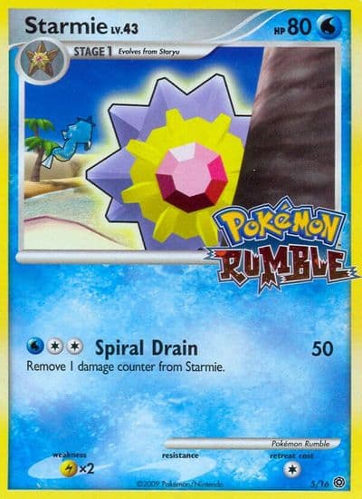 Starmie Rumble Pokemon card