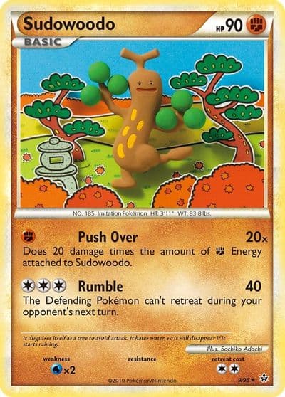 Sudowoodo Unleashed Pokemon card