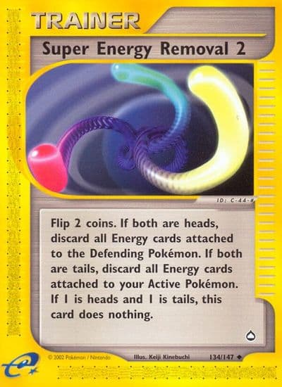 Super Energy Removal 2 Aquapolis Pokemon card