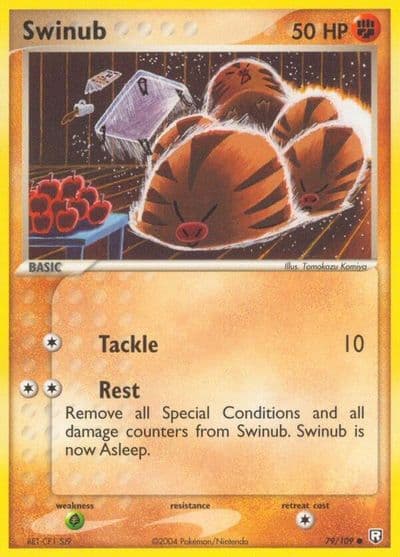 Swinub Team Rocket Returns Pokemon card