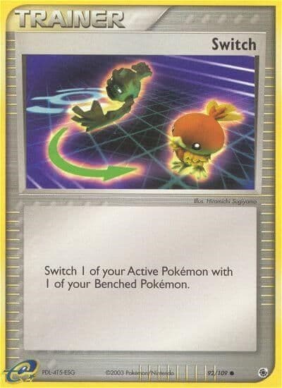 Switch Ruby and Sapphire Pokemon card