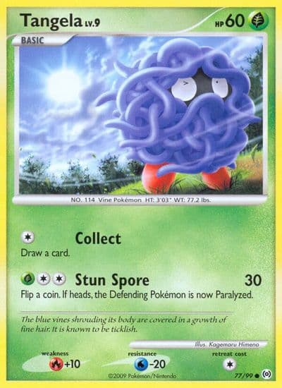 Tangela (77) Arceus Pokemon card