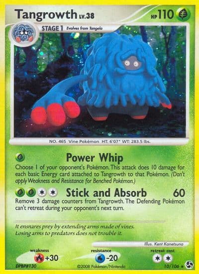 Tangrowth Great Encounters Pokemon card