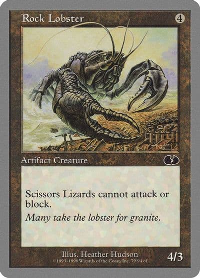 Rock Lobster Unglued Magic card