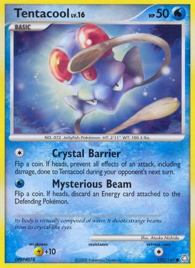 Tentacool Legends Awakened Pokemon card
