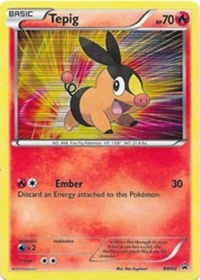 Tepig First Partner Pack Pokemon card