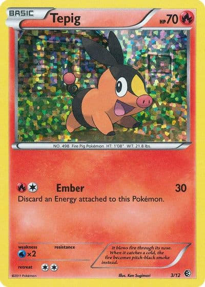Tepig McDonald's Promos 2011 Pokemon card