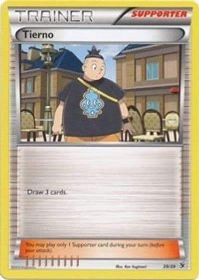 Tierno Kalos Starter Set Pokemon card