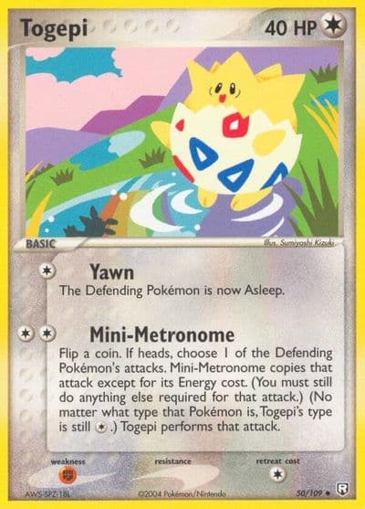 Togepi Team Rocket Returns Pokemon card