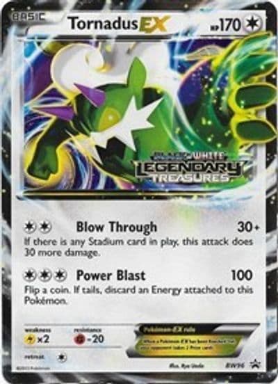 Tornadus EX - BW96 (Prerelease) Black and White Promos Pokemon card