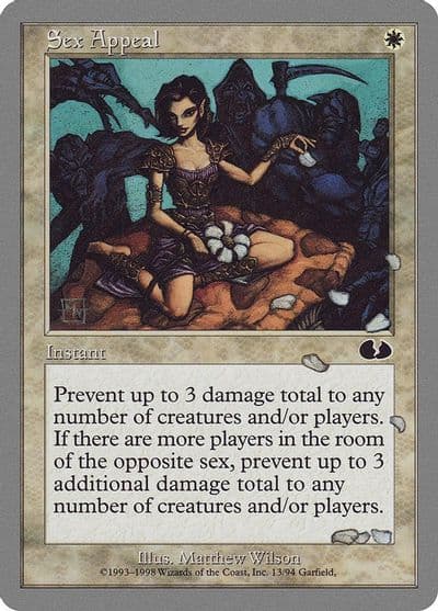 Sex Appeal Unglued Magic card