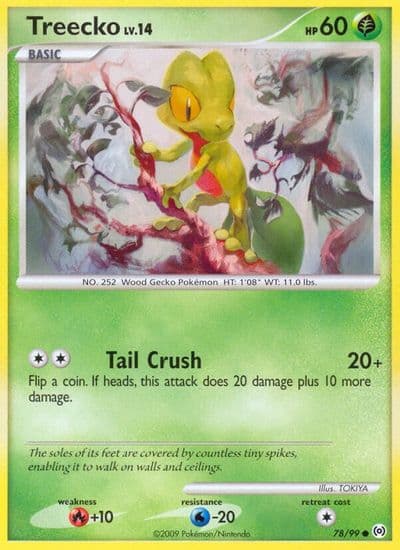 Treecko (78) Arceus Pokemon card