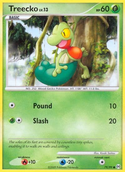 Treecko (79) Arceus Pokemon card