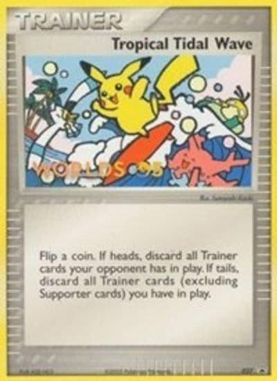 Tropical Tidal Wave - 027 (2005 World Championships) [Participation] Nintendo Promos Pokemon card