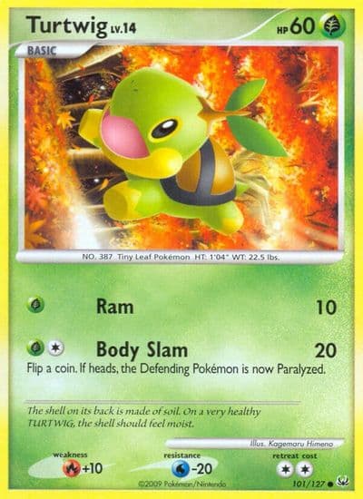 Turtwig Platinum Pokemon card