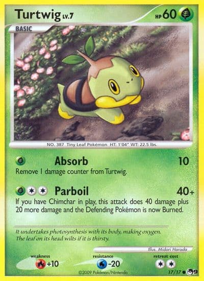 Turtwig POP Series 9 Pokemon card