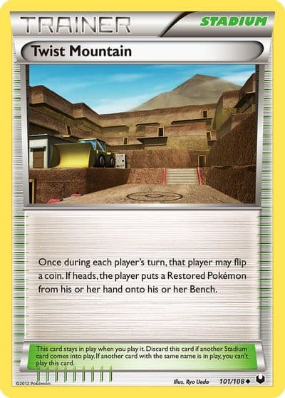 Twist Mountain Dark Explorers Pokemon card