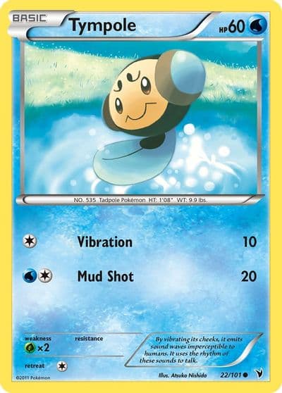 Tympole Noble Victories Pokemon card