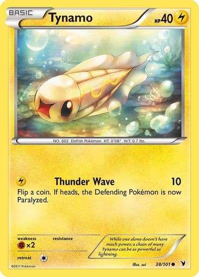 Tynamo (38) Noble Victories Pokemon card