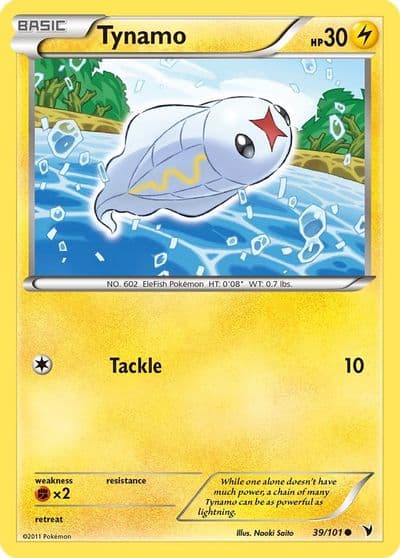 Tynamo (39) Noble Victories Pokemon card