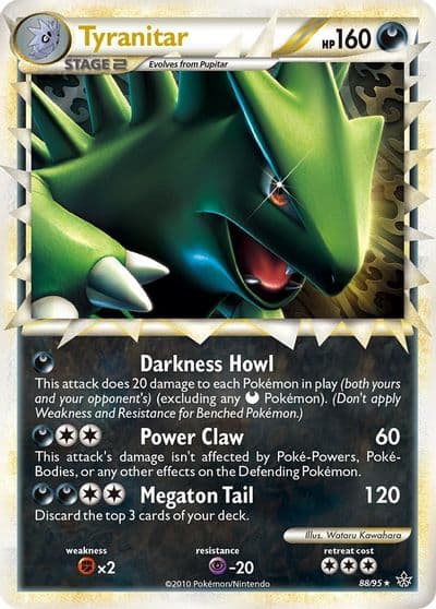Tyranitar (Prime) Unleashed Pokemon card
