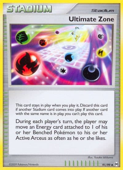 Ultimate Zone Arceus Pokemon card