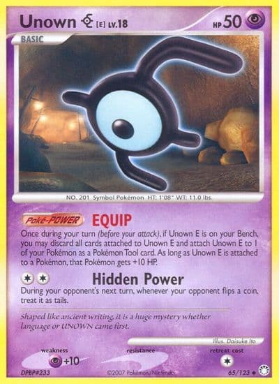 Unown [E] Mysterious Treasures Pokemon card