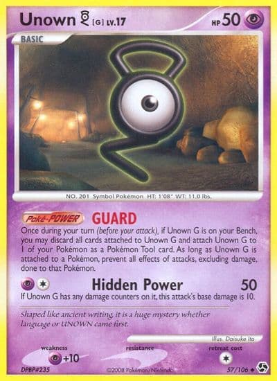 Unown [G] Great Encounters Pokemon card